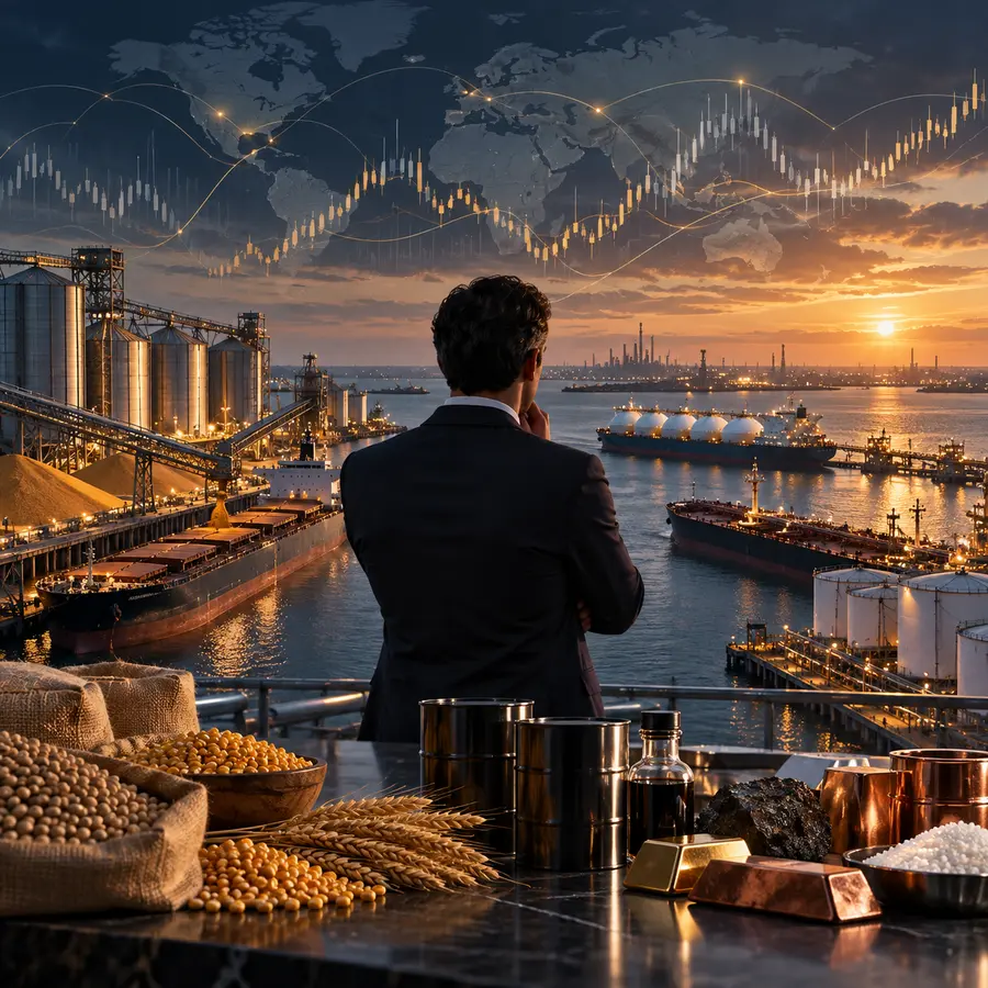 Physical commodities, port infrastructure and connected market signals